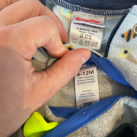 Boys Fleece Sleeper Bundle 9m - Picture 8 of 8